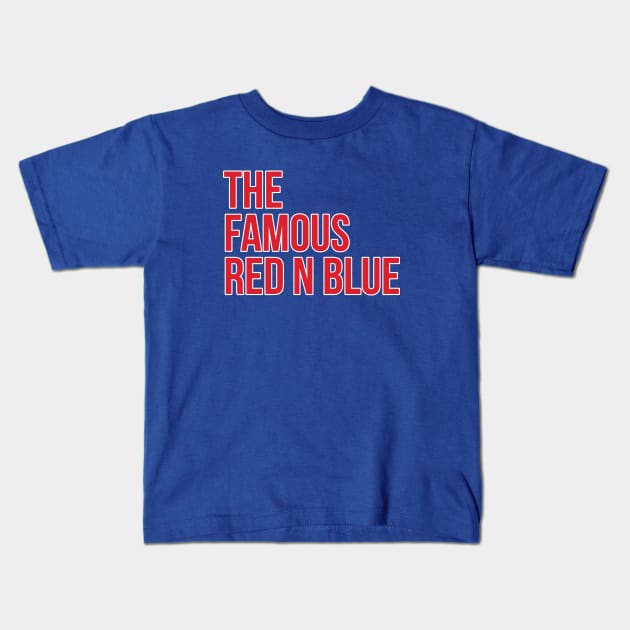 The Famous Red and Blue Kids T-Shirt by Footscore